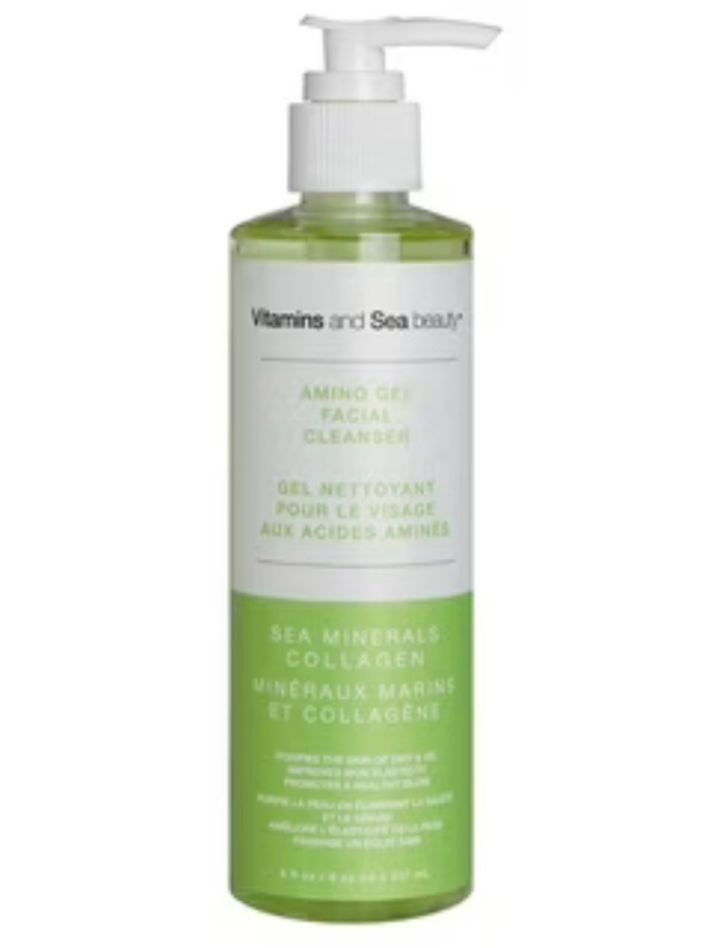 Vitamins and Sea Beauty Amino Gel Facial Cleanser — Green 8oz
